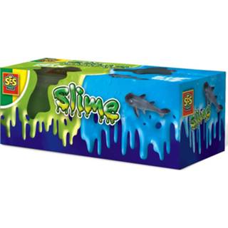 👉 Active SES Creative Slime Deep Ocean met 2 Kleuren Slijm en Haaifiguur 8710341150068