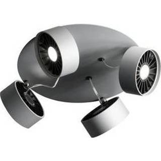 👉 Grijs zilver aluminium Absolut Lighting Basica SC4 Spot - 4250208631568