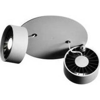 👉 Grijs zilver aluminium Absolut Lighting Basica SC2 Spot - 4250208631476