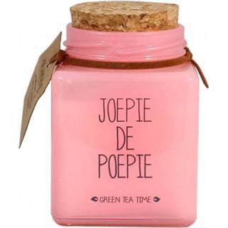 👉 Roze My Flame Lifestyle scented soy candle pink joepie de poepie 8719481030476