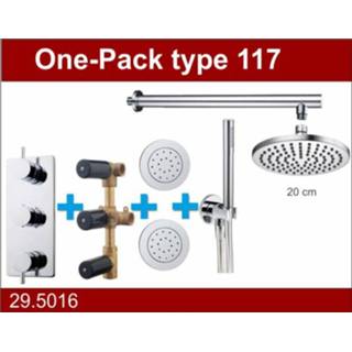👉 Wiesbaden One-Pack inbouwthermostaatset type 117