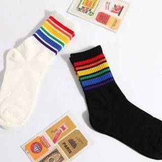 Sock grijs Striped Socks