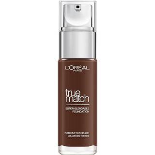 👉 Vrouwen L'Oréal Paris True Match Liquid Foundation with SPF and Hyaluronic Acid 30ml (Various Shades) - 12N Ebony 3600523635665