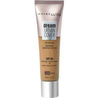 👉 Toffee vrouwen Maybelline Dream Urban Cover SPF50 Foundation 121ml (Various Shades) - 330 3600531554286