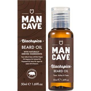 👉 Male mannen ManCave Beard Oil - Blackspice 50ml 5060307390384