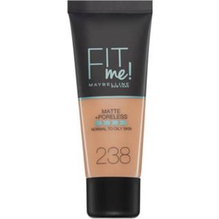 👉 Vrouwen Maybelline Fit Me! Matte and Poreless Foundation 30ml (Various Shades) - 238 Rich Tan 3600531395544