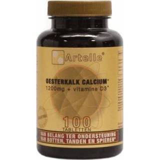 👉 Calcium vitamines gezondheid Artelle Oesterkalk 1200 mg Vitamine D3 Tabletten 8717472405869