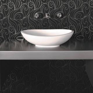 👉 Waskom wit Mat solid surface zonder waste Opbouw BWS 61x36x17 cm 8720104498832