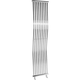 👉 Design radiatoren chroom Designradiator Sapho Onda Gebogen 40x170 cm 425W 8590913806926