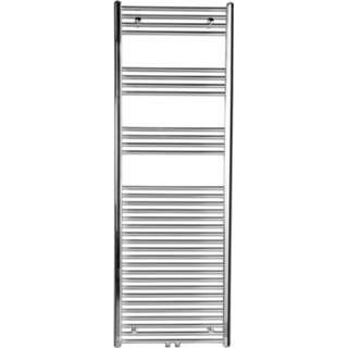 👉 Handdoekradiator chroom Sapho Alya Recht Middenaansluiting 45x80 cm 266W 8590913842627