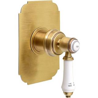 👉 Douchekraan brons messing mengkraan vienna bouw hendel keramisch Inbouw Sapho Afbouwdeel 1-weg (incl. inbouwdeel) 8590913866654