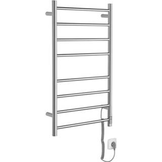 👉 Handdoekradiator RVS Elektrische Sapho Redondo Recht 50x90 cm 8590913832093