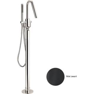 👉 Badmengkraan zwart Vrijstaand Sanimex Giulini Badset Incl. Handdouche Mat 8029270206921