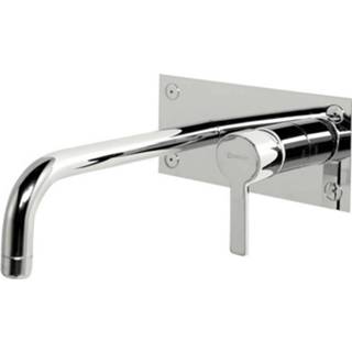 Wastafelmengkraan Inbouw Sapho Espada 1-hendel Uitloop Gebogen chroom Wastafelmengkraan chroom Inbouw Sapho Espada 1-hendel Uitloop Gebogen 20.3 cm 8050616962225