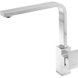 👉 Chroom messing mengkraan zonder waste latus opbouw hendel keramisch standaard perlator Keukenmengkraan Sapho 1-hendel Recht 31 cm 8590913846663