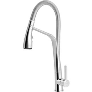 👉 Chroom Keukenmengkraan Sapho Arla 1-hendel 47.5 cm met Uittrekbare Uitloop 8590913846731