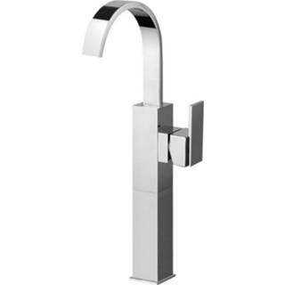 👉 Wastafelmengkraan chroom Sapho Triumph 1-hendel Gebogen Hoog 43.5 cm 8024587004192