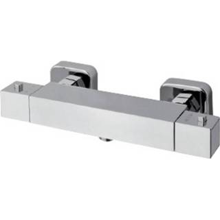 👉 Douchekraan chroom Opbouw Sanimex Giulini Thermostatisch HoH 15 cm 8029270217279