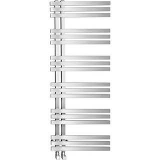 👉 Design radiatoren Geborsteld RVS vista links Designradiator Sapho Recht 50x119 cm 307W 8590913852923