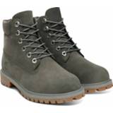 👉 Hoge schoen grijs olijfgroen zwart leer-binnenvoering mannen Timberland - 6 Inch Premium Boot schoenen maat 3,5, grijs/olijfgroen/zwart 191929819665