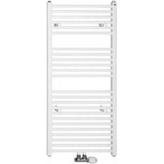 👉 Handdoek radiator wit Handdoekradiator Sapho Direct Recht Middenaansluiting 45x132.2 cm 539W 8590913850943