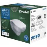 👉 Hangend toilet wit Sanitair Keramiek Hangende Toiletten active d-code Duravit Compleet Pack Standard 45700900A1 4053424326672