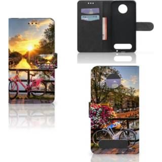 👉 Flipcover Motorola Moto Z2 Force Flip Cover Amsterdamse Grachten 8718894642450