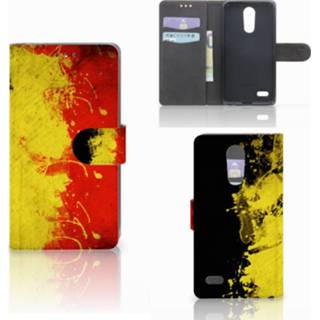 👉 Vlag LG K10 (2017) Bookstyle Case Belgische 8718894643365