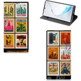 👉 Postzegel Samsung Galaxy Note 10 Plus Book Cover Postzegels 8720091874329