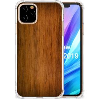 👉 Telefoonhoes hout Apple iPhone 11 Pro Stevige Telefoonhoesje Donker 8720091880009