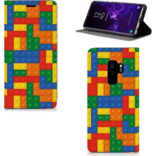 👉 Houten blok Samsung Galaxy S9 Plus Hoesje met Magneet Blokken 8720091883901