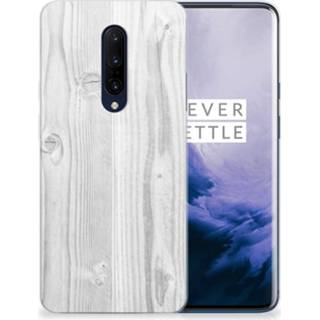 👉 Bumper hoesje wit OnePlus 7 Pro White Wood 8720091335301