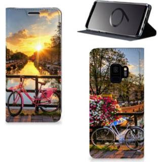 👉 Samsung Galaxy S9 Book Cover Amsterdamse Grachten 8718894653135