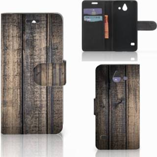 👉 Steiger hout Apple iPhone 7 Plus | 8 Book Style Case Steigerhout 8718894627013