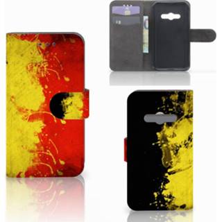 👉 Vlag Samsung Galaxy Xcover 3 | VE Bookstyle Case Belgische 8718894162637