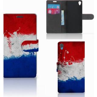 👉 Nederlandse vlag Sony Xperia Z3 Bookstyle Case 8718894177372