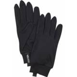 👉 Hand schoenen 11 zwart uniseks Hestra - Silk Liner Touch Point 5 Finger Handschoenen maat 11, 7332904011060