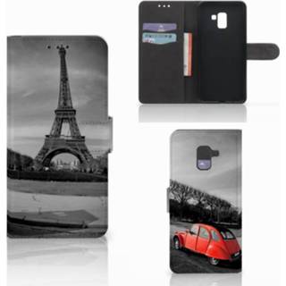 👉 Flipcover Samsung Galaxy A8 Plus (2018) Flip Cover Eiffeltoren 8718894386002