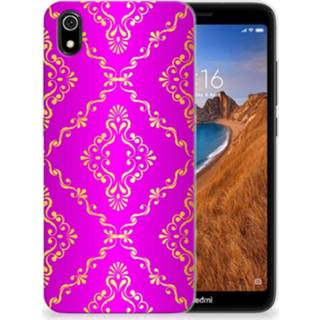 👉 Siliconen hoesje roze Xiaomi Redmi 7A Barok 8720091015210