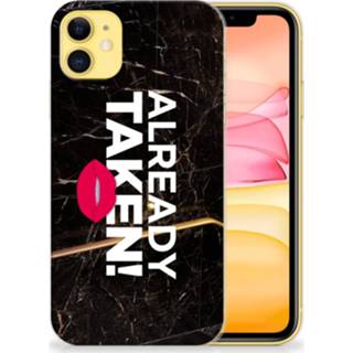 👉 Siliconen hoesje zwart Apple iPhone 11 met naam Already Taken Black 8720091031982