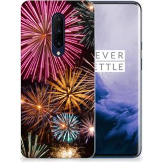 Silicone OnePlus 7 Pro Back Cover Vuurwerk 8720091070097