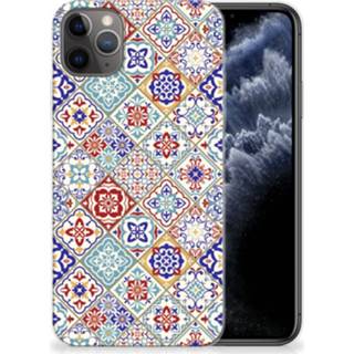 👉 Siliconen hoesje Apple iPhone 11 Pro Max TPU Tiles Color 8720091088702