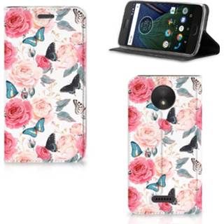 👉 Motorola Moto C Plus Smart Cover Butterfly Roses