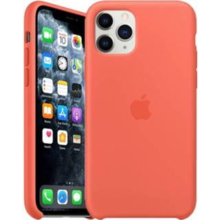 👉 Siliconen hoesje mannen IPhone 11 Pro Apple MWYQ2ZM/A - Mandarijn 190199287952