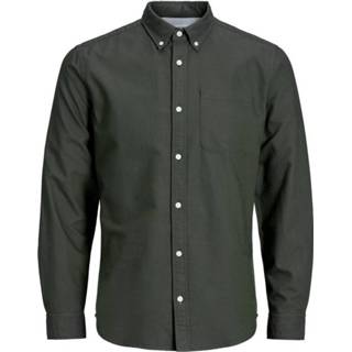 👉 Overhemd XL XS male groen Oxford