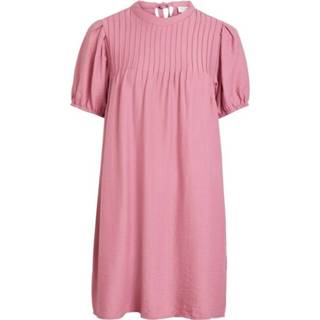 👉 Mini jurk vrouwen roze Korte mouw