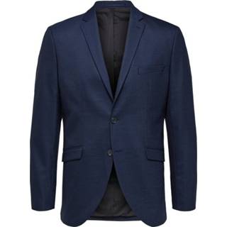 👉 Blazer male blauw Slim fit - 5714493149843