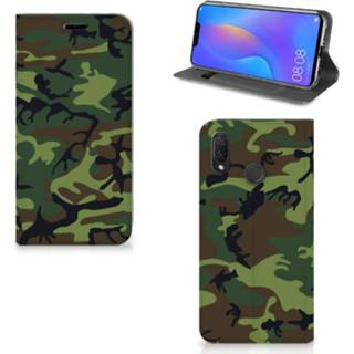 👉 Huawei P Smart Plus Hoesje met Magneet Army Dark 8720091276710