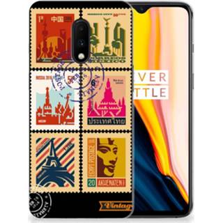 👉 Postzegel siliconen OnePlus 7 Back Cover Postzegels 8720091295087