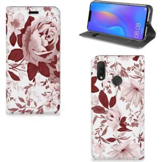 👉 Bookcase Huawei P Smart Plus Watercolor Flowers 8720091298729